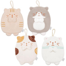 Hanging Hand Towel Cute Kitten Absorbent Household Kitchen Rag Quick-Drying Hand Towel Children'S Towel