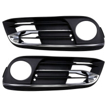 1Pair Front Bumper Fog Light Frame Lamp Trim Grill Cover for 5 Series F10 F11 Sedan 51117342391 51117342392
