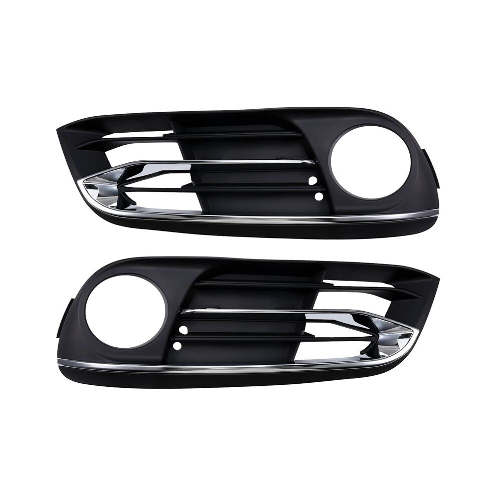 1Pair Front Bumper Fog Frame Lamp Trim Grill Cover For 5 Series F10 F11 Sedan 51117342391 51117342392 Light 6031041081356