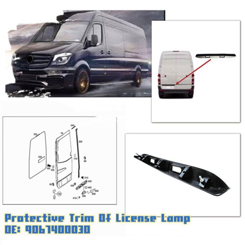 Per  SPRINTER W906 Auto LUCE TARGA POSTERIORE MODANATURA 9067400030 2