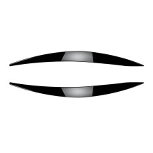 AutogläNzende Schwarze Scheinwerfer-Lampen-Augenbrauen-Abdeckungsverkleidung für Focus MK4 2019-2021 Auto-Augenlider-Deckel