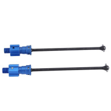 2 STUKS WideMaxx Stalen Verlengde Aandrijfas CVD Voor 1/10 MAXX WideMaxx RC Auto Upgrade Onderdelen, Blauw
