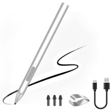 Pour Ordinateur Envy Pavilion X360, Stylet Portable Multifonctionnel et Pratique, Argent