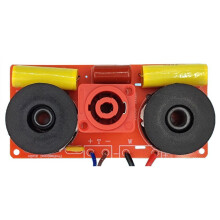 2-Weg 300W Frequentie Crossover-Verdeler Treble-Luidsprekers Divider Stereo-Audiofilter voor Doe-Het-Zelf Hifi-Geluid