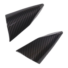For Corvette C8 2020-2023 Car Inner Door Triangle A Pillar Cover Trim Accessories ABS Carbon Fiber