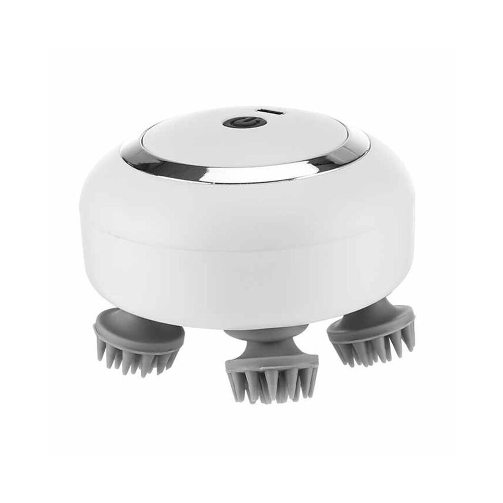 Electric Scalp Massager, Portable  Massager for Hair Growth, Handheld Hair Massager with 4 Massage Heads
