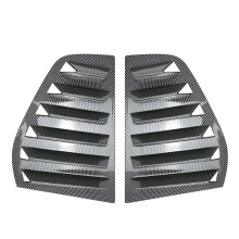 Per 5 MK5 Car Rear Louver Window Side Shutter Cover Trim Adesivo Vent Scoo in Fibra di Carbonio