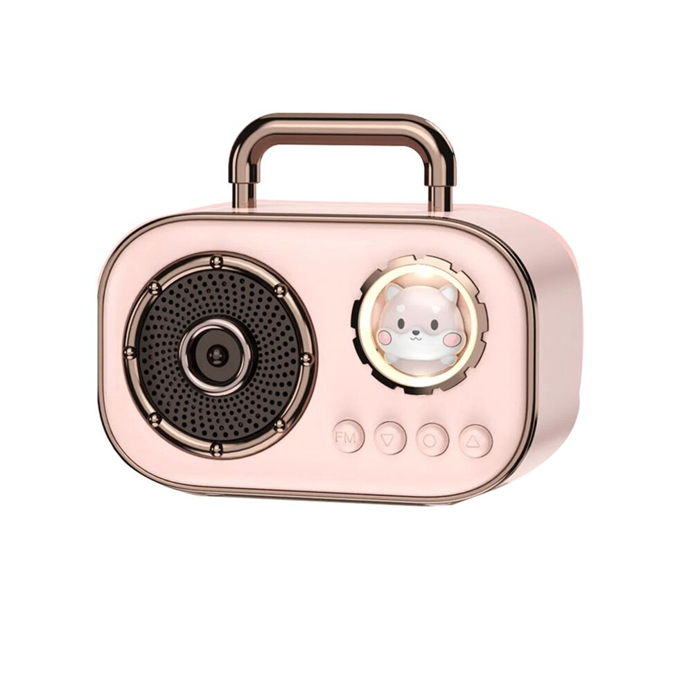 Retro Speaker Subwoofer Wireless Speaker High Quality Desktop Loudspeaker Home Portable Speaker- 6031650280935