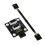 ReceptáCulo de Panel Frontal USB 3.1 Doble Clave-A Tipo-E una USB 2.0 Conector de Placa Base de 9 Pines Adaptador de ExtensióN de Cable Macho 2