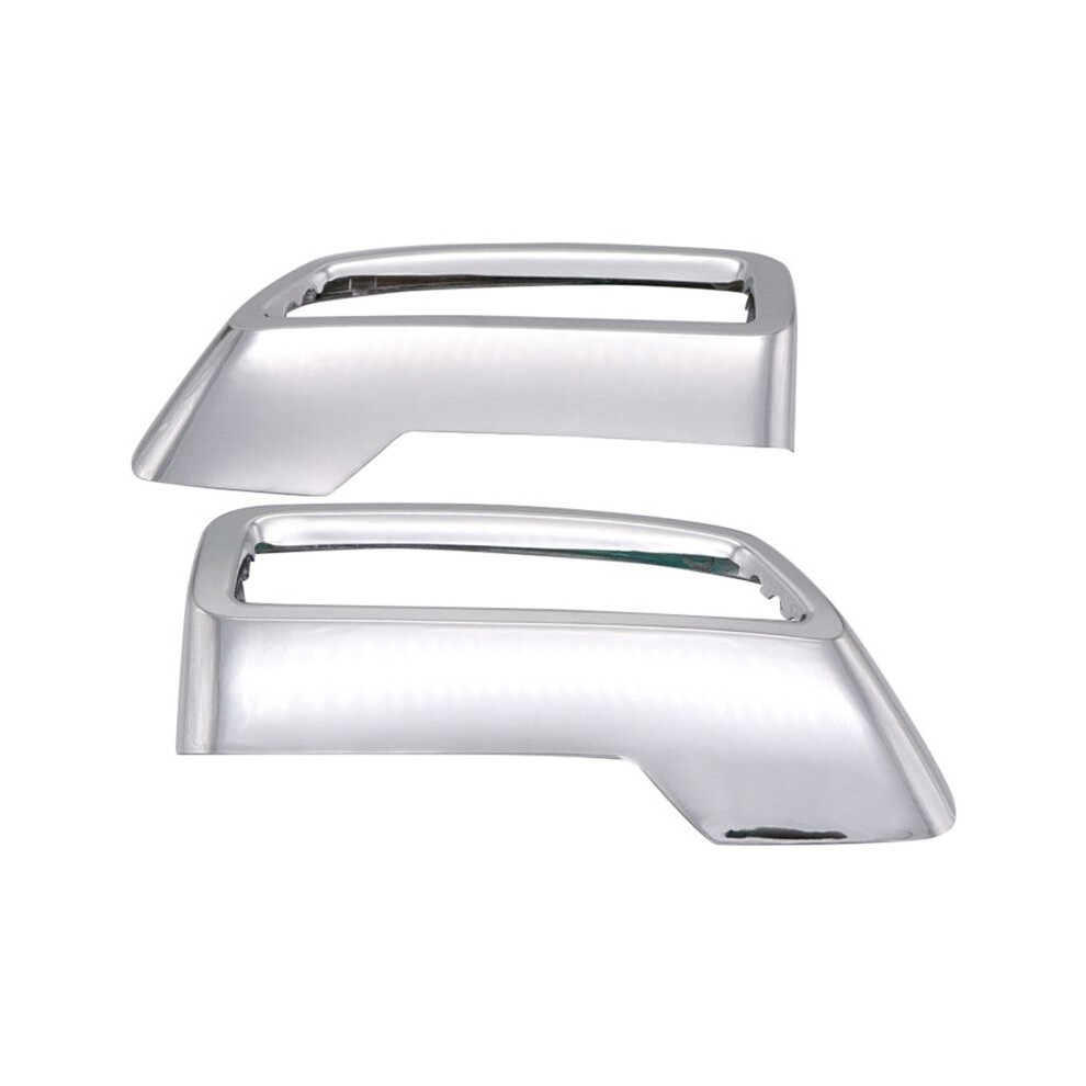 Car Exhaust Pipe Cover Rear Exhaust Muffler Pipe Tail Throat Frame For 3008 5008 2017-2020 Silver 6031939107748