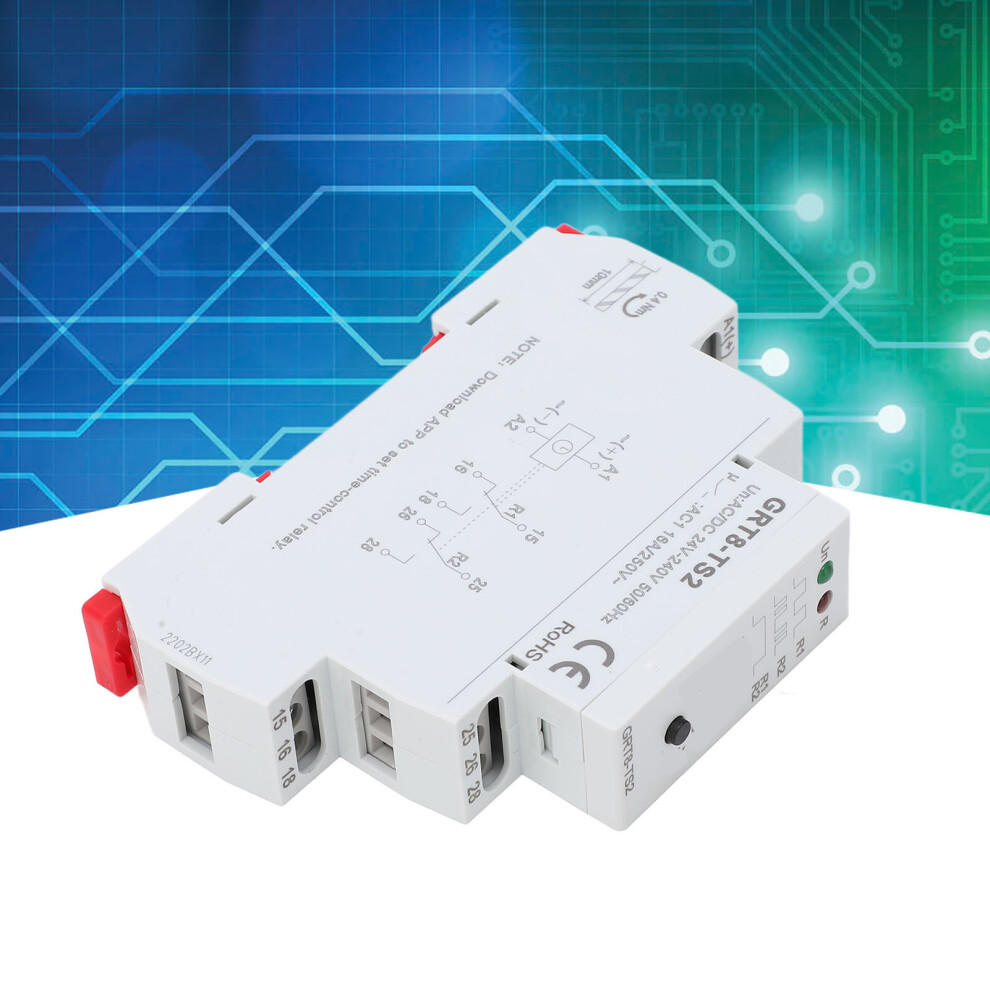 Time Relay Abs Flame Retardant Case 24Â240V Ac/Dc With Led Indicator 8211374660000