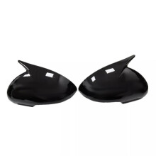 1 Paire Couvercles Revêtement D'Habillage Boîtier Rétroviseur Klaxon Bœuf Voiture pour Rio 2011-2016 Capuchons Coque Rétroviseur Latéral Noir