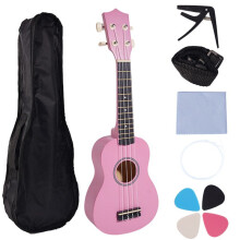 F 21-Inch  Ukulele, Entry-Level for Beginners, Four-String Small Guitar, Children'S Musical Instrument