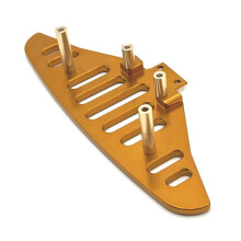 Per 1/14 MJX 14301 14302 14303 RC Auto Parti di Aggiornamento Kit Barra Paraurti Anteriore Oro