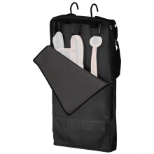 Horse Harness Storage Bag Waterproof Bridle Halter Bag With Carry Straps And Compartments Black 3 Hook Rack