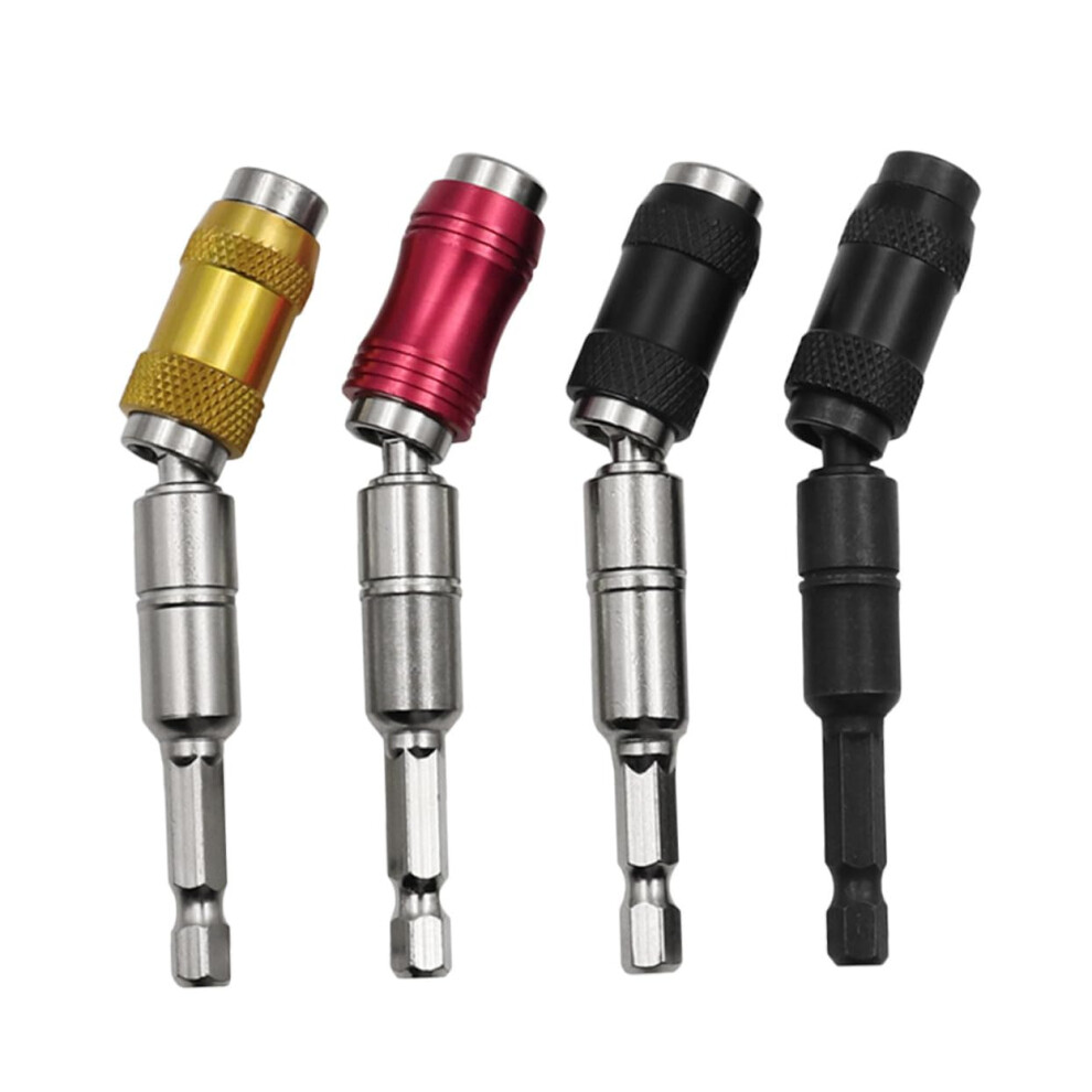 Quick Release Magnetic Drill Bit Extenders 4Piece Set Pivot Hex Shank Screwdriver Holders For Drill And Impact Driver 9426802761894