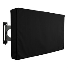 Outdoor TV Cover Universal Waterproof Protector For Television 50x52 Inch Black Outdoor Screen Cover