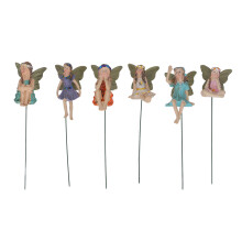 Accessoires de jardin fĂ©erique en rĂ©sine Ă©cologique pour intĂ©rieur et extĂ©rieur, sur le thème des contes de fĂ©es. DĂ©corations rĂ©sistantes Ă