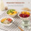 50PCS Disposable 350mL Compostable Bowls Eco-Friendly Party Tableware Set 4