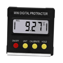 Digital Protractor 2Pcs Mini Inclinometer With Electronic Display For Tilt Angle Measurement And Electronic Level