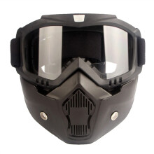 Motorcycle Goggles with UV and Fog Protection, Adjustable Strap for Skiing and OffRoad Riding