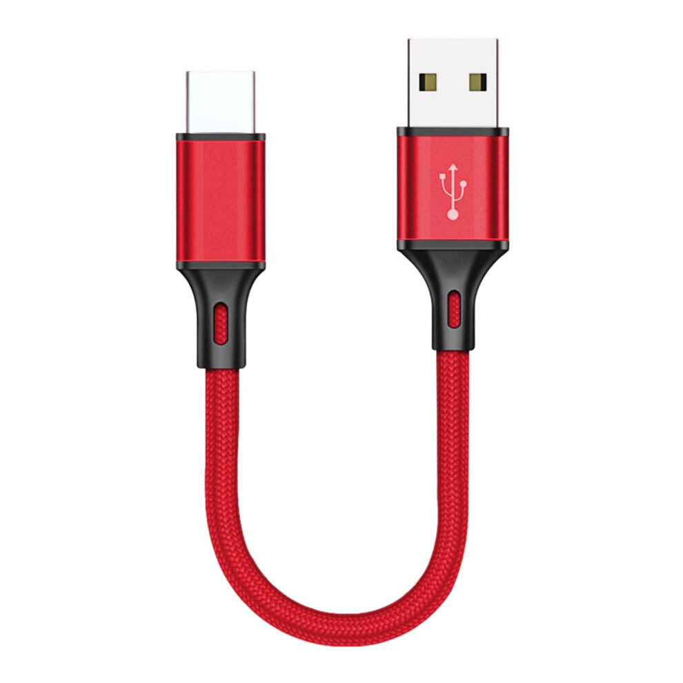Type C Cable 25Cm Nylon Usb Typec Charger Cord For Laptop Phone Computer Fast Charging Data Transfer 9189345470448