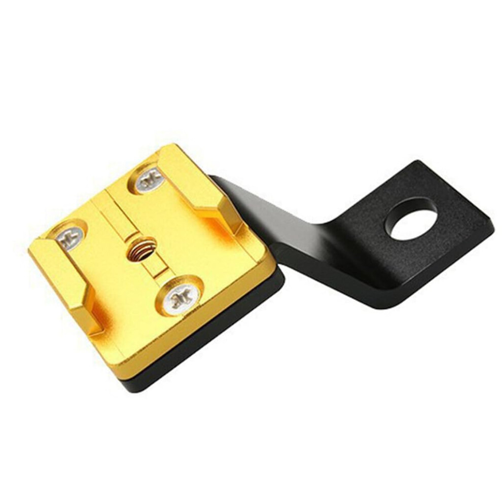 Multifunctional Rearview Mount Universal Car Rearview Mirror Mount 360 Degree Rotatable Metal Stand Gold 9382693004536