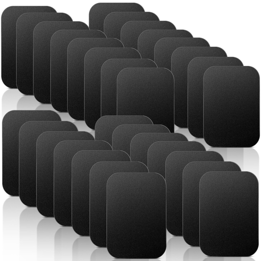 30Pcs Magnetic Phone Mount Metal Plate 45X65mm Ultra Thin Strong Adhesive Square For Car 9426802762617