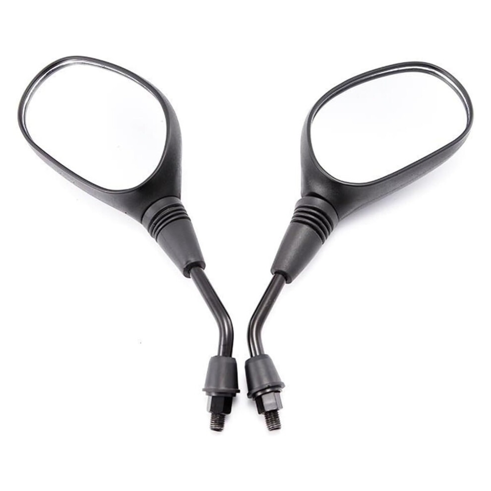 Motorcycle Mirror Pair 10Mm Rearview Mirrors For Handlebar With 8Mm Adapters For Kawasaki Z750 Z800 9426802762655