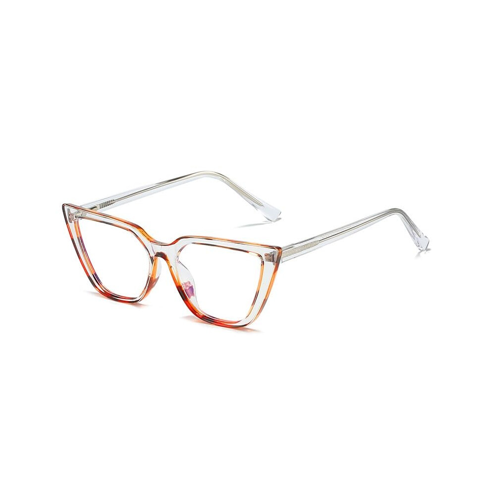 Blue/Light Anti Glare Computer Readers Leopard Print Mirror Tr Frame Reading Glasses +3.50 Diopter Anti