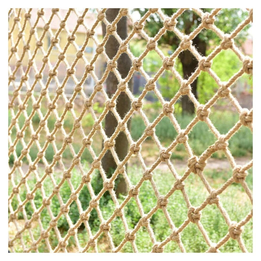 Child Safety Net Hemp Rope 2x5m Indoor Outdoor For Kids And Pets, Balcony Stair AntiFall Barrier, Fence Net