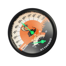 Reptile Environment Thermometer ABS Gauge F Easy to Install Stable Temperature Tracking for Enthusiasts