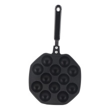 Takoyaki Maker 12Cavity Cast Iron Pan For Takoyaki Balls Octopus Ball Pancake Crepe Grilling Pan