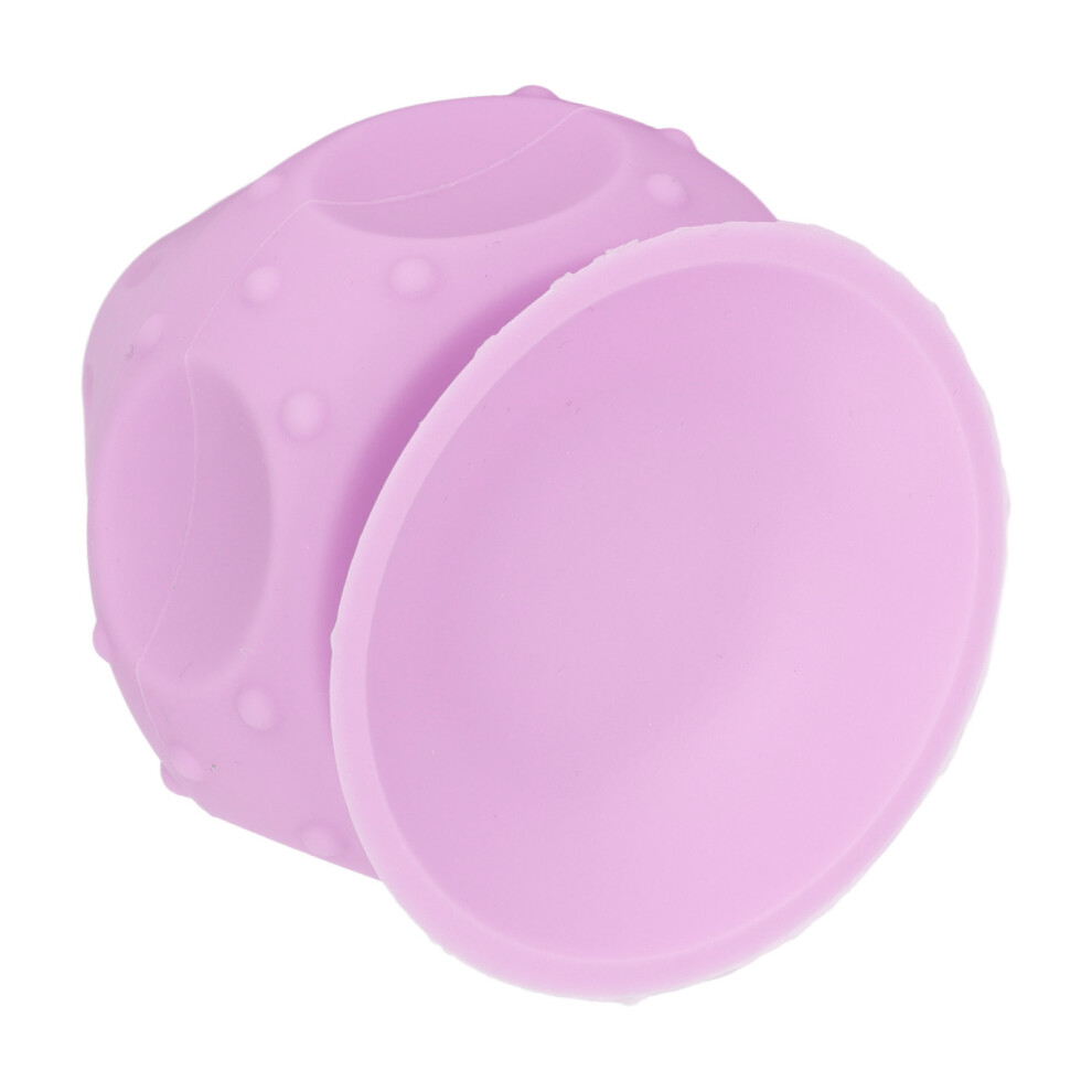 Purple Compact Suction Cup Massage Ball For Myofascial Release Therapy