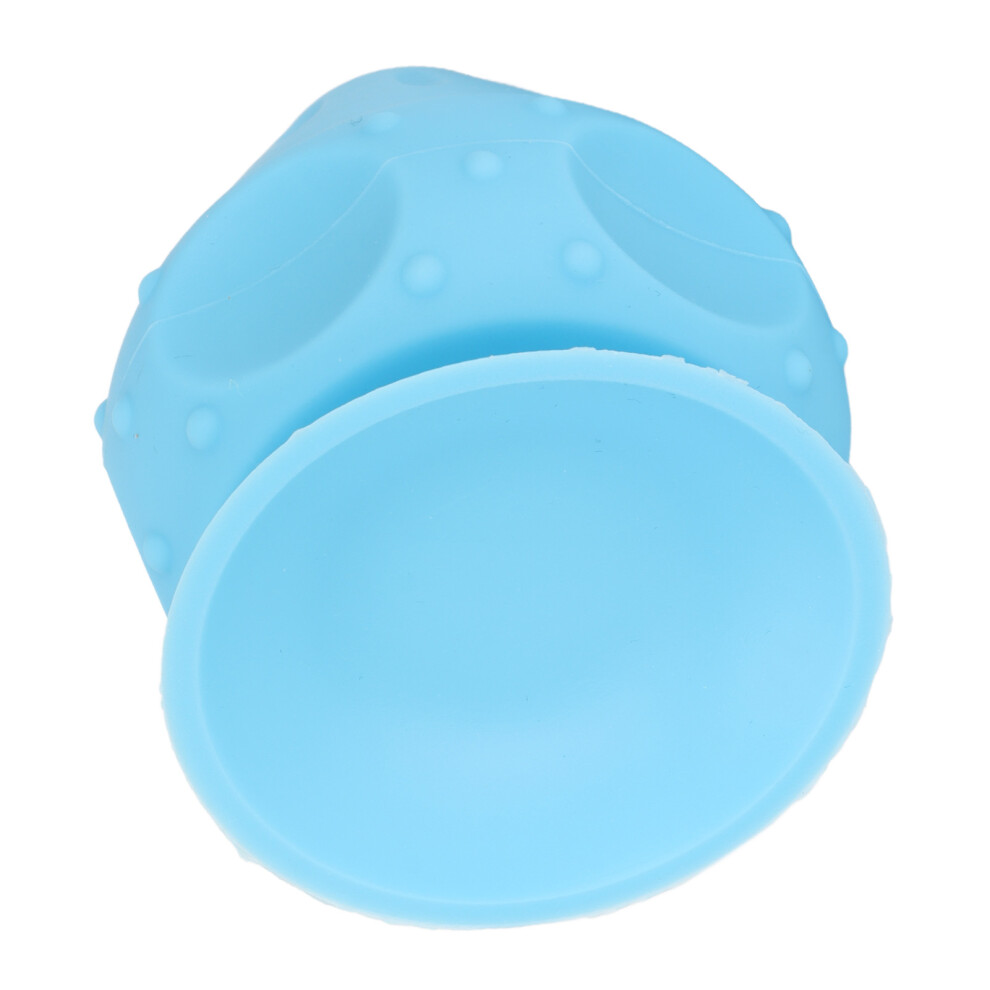 Blue Silicone Myofascial Trigger Point Massager Ball Wall Mount