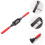 Adjustable Tapping Wrench Tool For Woodworking Portable Tapping Socket Lightweight Design Red Professional Repairs 3