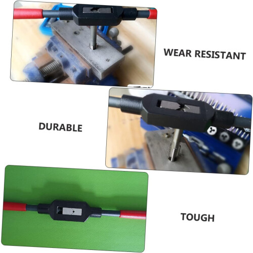 Adjustable Tapping Wrench Tool For Woodworking Portable Tapping Socket Lightweight Design Red Professional Repairs 1