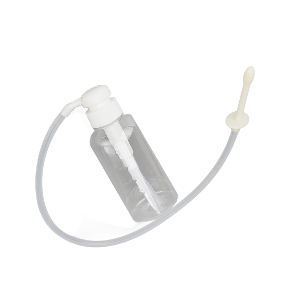 Vaginal Douche Bottle for Daily Hygiene, Anal Douche with Leak-proof Design, Reusable Enema for Colon Cleanse, Transparent Bottle for Monitoring,