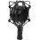 Microphone Shock Assembly Clamp/Holder Universal Compatibility, Metal Construction, Adjustable, 3/85/8 Thread, Black 3