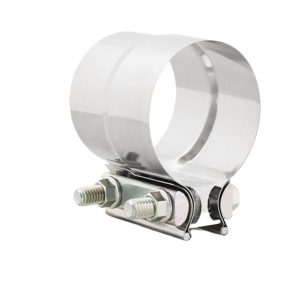 Exhaust Clamp 63.0Mm Stainless Steel Lap Joint Band Clamp For Pipes Mufflers Catalytic Converters 9189345471193