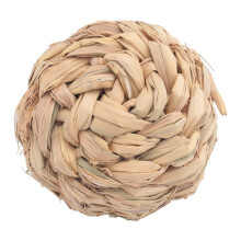 Haustier-Kauen-Spielzeug-natuerliches Gras- mit Bell fuer Kaninchen Hamster Meerschweinchen Zahnreinigung