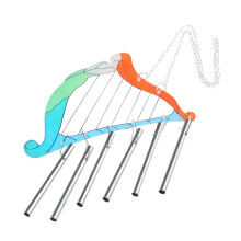 Beauty Girl Harp Multi-Tubes Wind Chimes for Outside Decoration