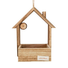 Vogelhäuschen-Futterspender für Den Außenbereich, Fütterungswerkzeug zum Aufhängen, Vogelfutterspender, Spenderhalter, Futterbehälter B