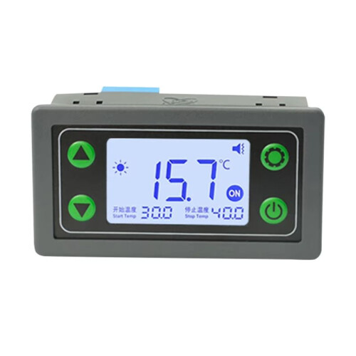 30A Remote Temperature Controller APP Digital Display Intelligent Temperature Regulator with Probe No Wifi 1