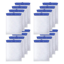 16 PCS Large Filter Cartridges for Whisper Bio Bag Filters,Quarium Filter Cartridge for Whisper 20i 40i, IQ20/30/45/60