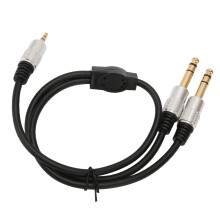 HiFi-Klangqualität, breite Kompatibilität, Stereo-Y-Splitterkabel, vergoldete Anschlüsse, sauerstofffreies Kupfer, robustes Gehäuse aus