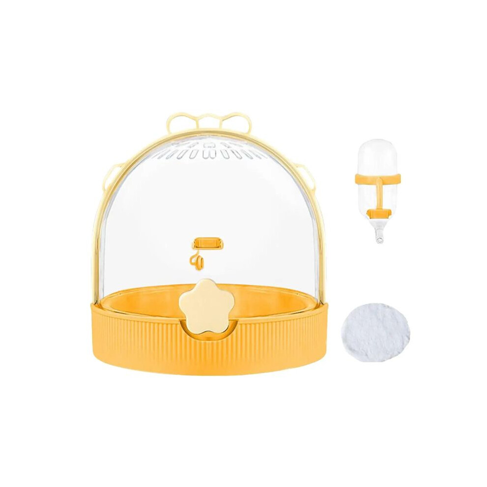 Small Hamster Cage Dwarf Hamster Travel Cage Hedgehog Carrier Pet Supplies Carry Case With Water Bottle For Gerbil C 4712669782062