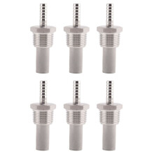 6X Home Brewing Inline Oxygenation Diffusion Stone Aeration Stone 1/2 Npt Carbonation Stone