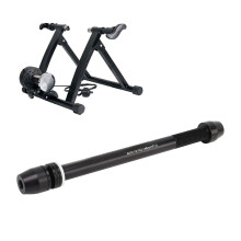 Adjustable Aluminium Alloy Bike Rear Hub Axle, CNC Machined, 2-Stage Design