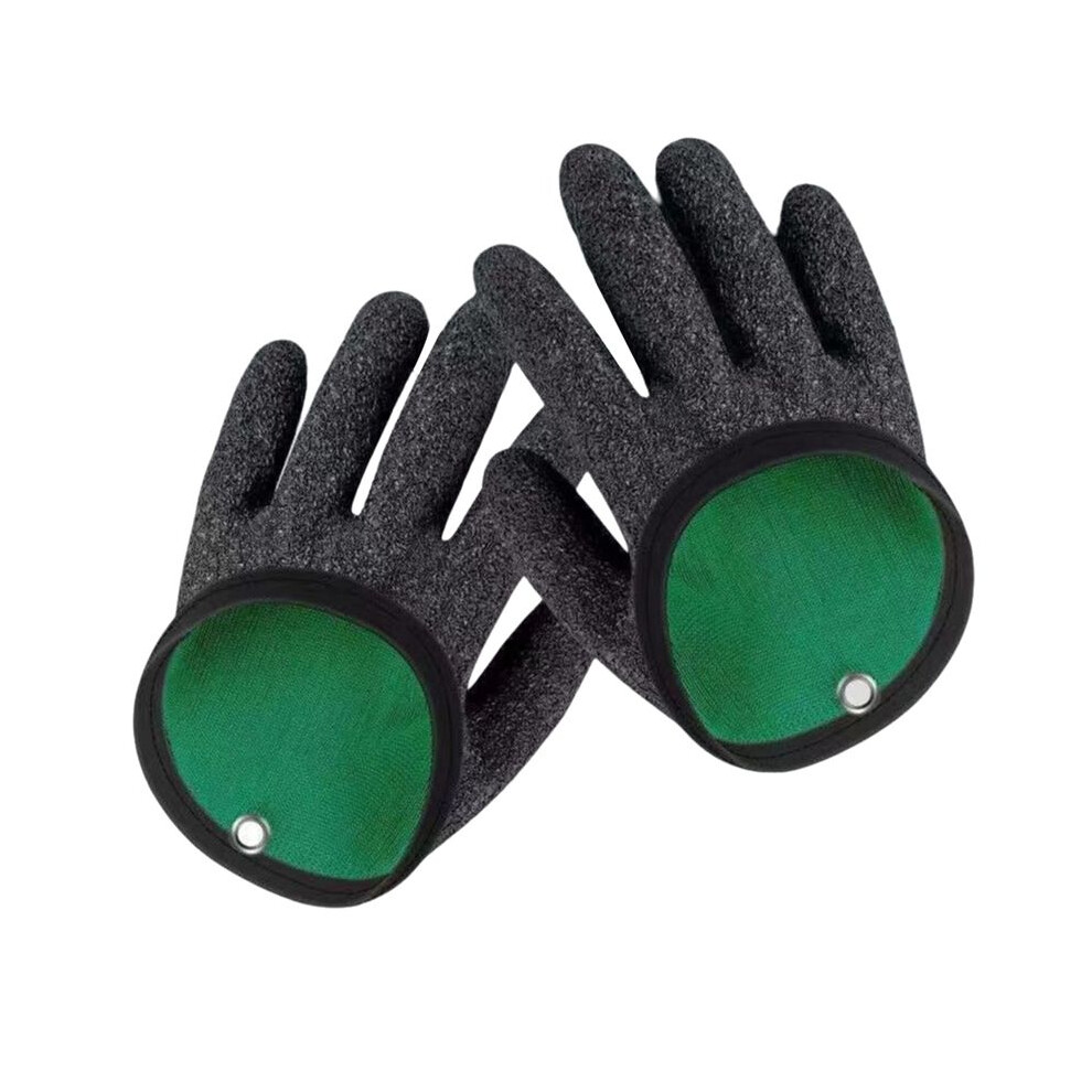 Left And Right Professional Catch Fish Latex Fishing Glove Antiskid Protect Hand Puncture Scrapes Fisherman 4714136343158